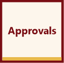 Verified checklist icon in red checkmark inside yellow rounded square for online learning steps